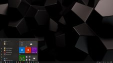 Dark Abstract windows theme