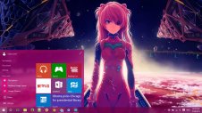 Neon Genesis Evangelion windows theme