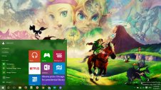 Zelda windows theme